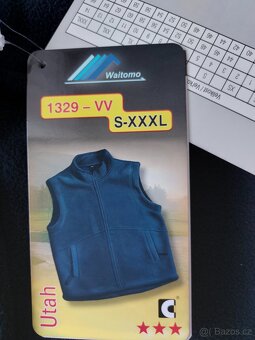 Nová fleecová vesta 3XL - 2