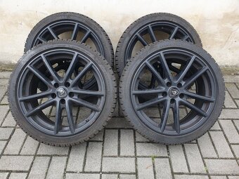 Alu kola Aluett 5x100 r17 7,5j et42 pneu 215/40/17 - 2