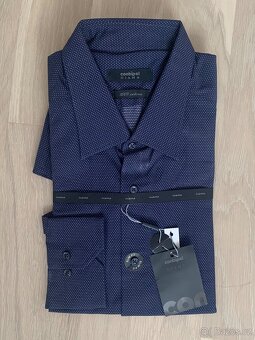 Pánská košile XL dlouhý rukáv slim fit - 2