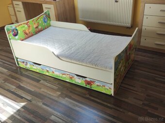 Dětská postel farma se šuplíkem 160x80 - 2