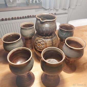 Keramika set na víno - 2