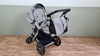 Gesslein Kočárek F6 Air+ s koženým madlem a C1-Lift taškou - 2