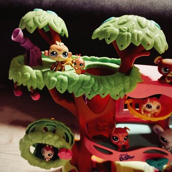 LPS stromový domeček spoustu zvířátek a doplňky - 2
