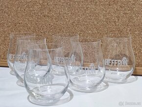 Sklenice na rum Heffron, reklamní skleničky, 6ks, pošta 69.- - 2