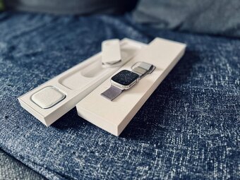 Apple Watch 7 45mm, ocelové, dobrý stav - 2