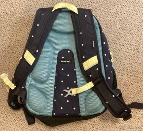 Školní studentský batoh modrý s puntíky TOPGAL - 2