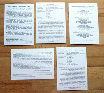 Náboženské obrázky velikosti pohlednice - 2