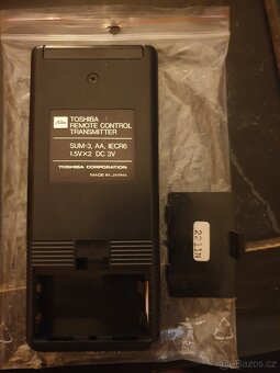 Dálkový ovladač VHS Toshiba - 2