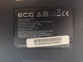 ECG LED TV 80 cm jako nová včetně dbtv2 Smart tv - 2
