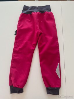 Prodám dětské funkční softshell kalhoty ruční výroba v ČR - 2