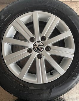 Alu kola vw 5x112 r15 6,5j et50 pneu 195/65/15 - 2