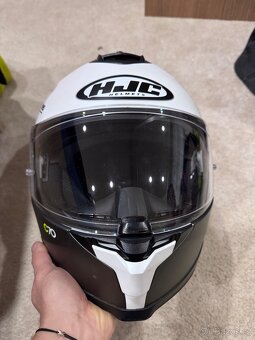 Helma HJC C70 CURVES GREY/WHITE/YELLOW XL - 2