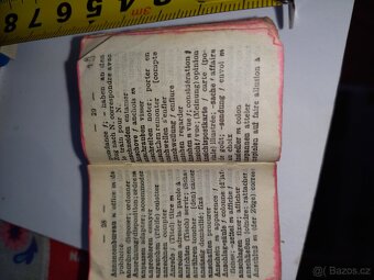Německo Francouzský slovník Liliput 5x3x1.5 cm - 2
