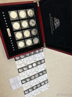 Stříbrná sada mincí Fabulous 12 (2010) – 1 oz, certifikát - 2