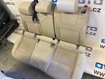 Sada sedaček Škoda Octavia III světlá kůže/alcantar - 2