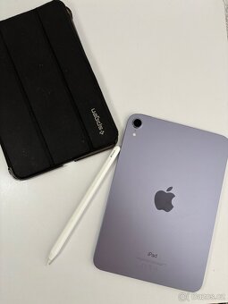 iPad mini 6.gen 99% baterie + apple pencil 2, záruka - 2