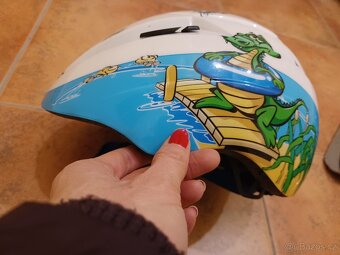Dětská cyklistická přilba na kolo Uvex KID 2 + rukavice - 2