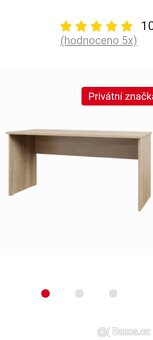 Psací stůl, studentský / kancelářský - 2