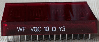 ALFA-NUMERICKÝ LED DISPLEJ VQC10 D 4x 5 X 7 červený - 2