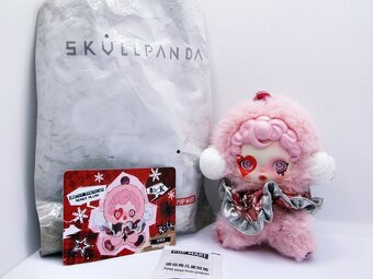 č.4 -SKULLPANDA panenka plyš , přívěsek , klíčenka, RHAPSODY - 2
