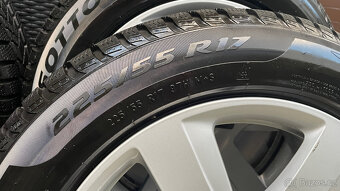 Originální alu kola Audi A6 C7 + zimní Pirelli SOTTOZERO 3 - 2
