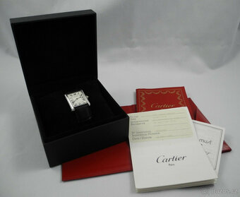 Hodinky Louis Cartier Tank 750 z bílého zlata, ručně natahov - 2