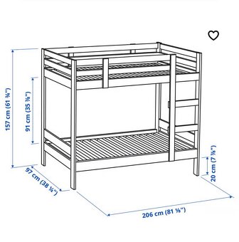 Patrová dětská postel IKEA - 2
