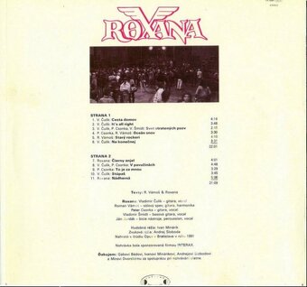 Roxana '91 vinyl ULTRA rarita - 2
