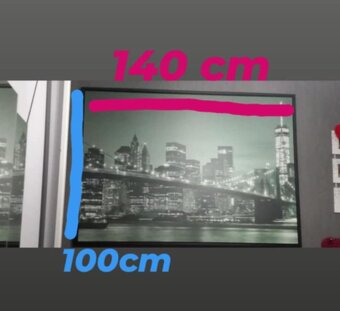 Obraz New Yorku - Brooklynský most v noci 🌉🗽 (100 x 140 c - 2