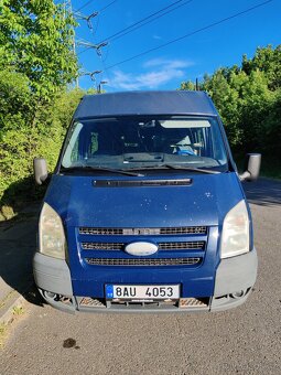 Transit T350 2.2TDCi L2H2, 6 míst, STK 6/27, klima, zahrádka - 2