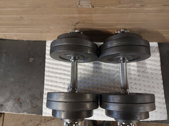 Nakládací jednoručky 2 x 30kg - NOVE - 2