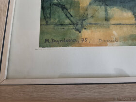 Starý obraz M.Dynteva 1975 signován - 2