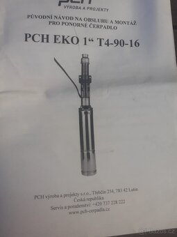 Ponorné čerpadlo - 2