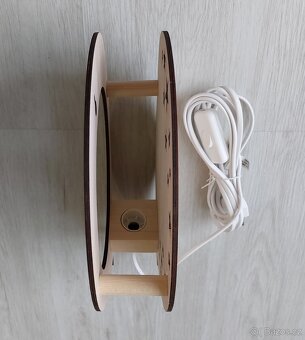 Dřevěná lampička balónek - 2