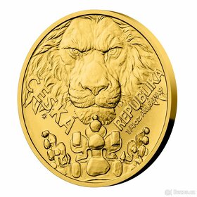 Zlatá mince 1/4oz Český lev 2023 - 2