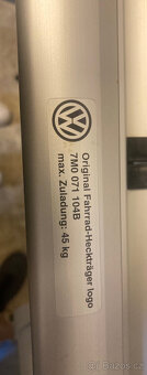 originální Volkswagen Sharan 2009 zadní nosič jízdních kol. - 2