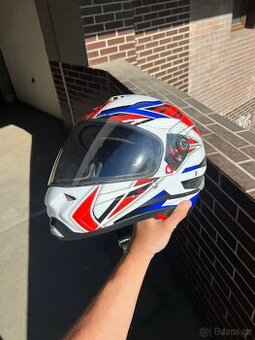 Integrální moto helma Maxx Tricolor M jako nová - 2