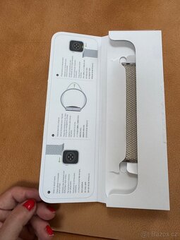 Apple Watch béžový řemínek /originál/nepouživaný/vel 4 - 2
