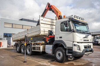 Volvo FMX 450-8x4–Valník/Sklápěč+HR-Palfinger PK 23502 C - 2