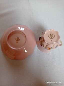 Značkový růžový porcelán - 2