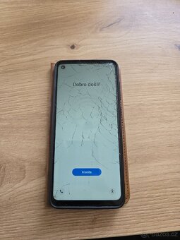 SAMSUNG A21s modrý (prasklý displej) + kryt - 2