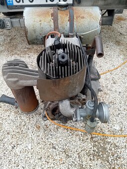 Motor benzin jednoválec 350ccm - 2