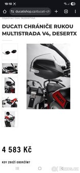 Ducati chrániče rukou Multistrada V4, DesertX - 2