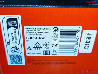 Nabíječka Black and Decker 18/54 Nová - 400,- - 2