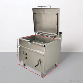 Elektrická smažící pánev 80l - 90x90x90 cm - 2