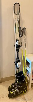 Dětské lyže 130cm, rostoucí lyžáky, rostoucí hůlky - 2