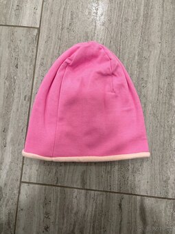 ČEPICE bavlna+ fleece dívčí - nepoužitá - 2