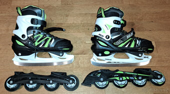 Brusle 2v1 nastavitelné 39-42 - 2