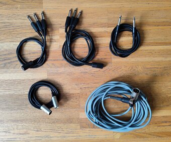 XLR AUDIO KABELY - MIX 5 KUSŮ - 2