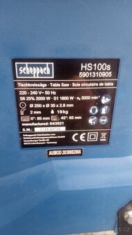 Cirkulárka Scheppach HS 100 - 2